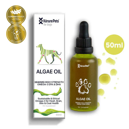 KORURE PETS Algae Oil Sustainable Omega-3 Supplement For Dogs 50ml
