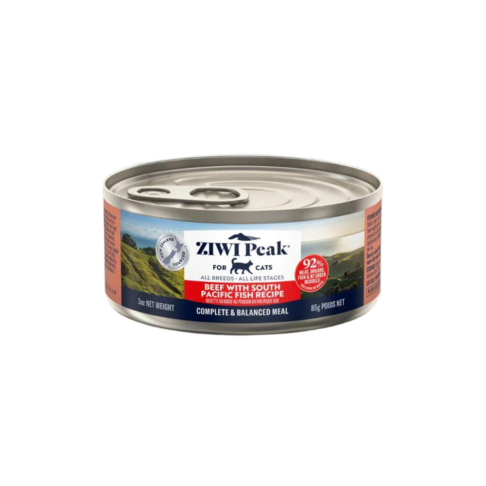 ZIWI Peak Beef & South Pacific Fish Wet Cat Food | All Life Stages