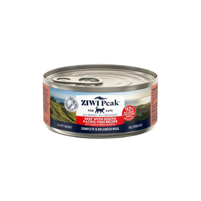 ZIWI Peak Beef & South Pacific Fish Wet Cat Food | All Life Stages
