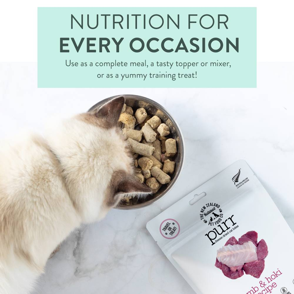 MEOW Lamb & Hoki Freeze Dried Cat Food 280g
