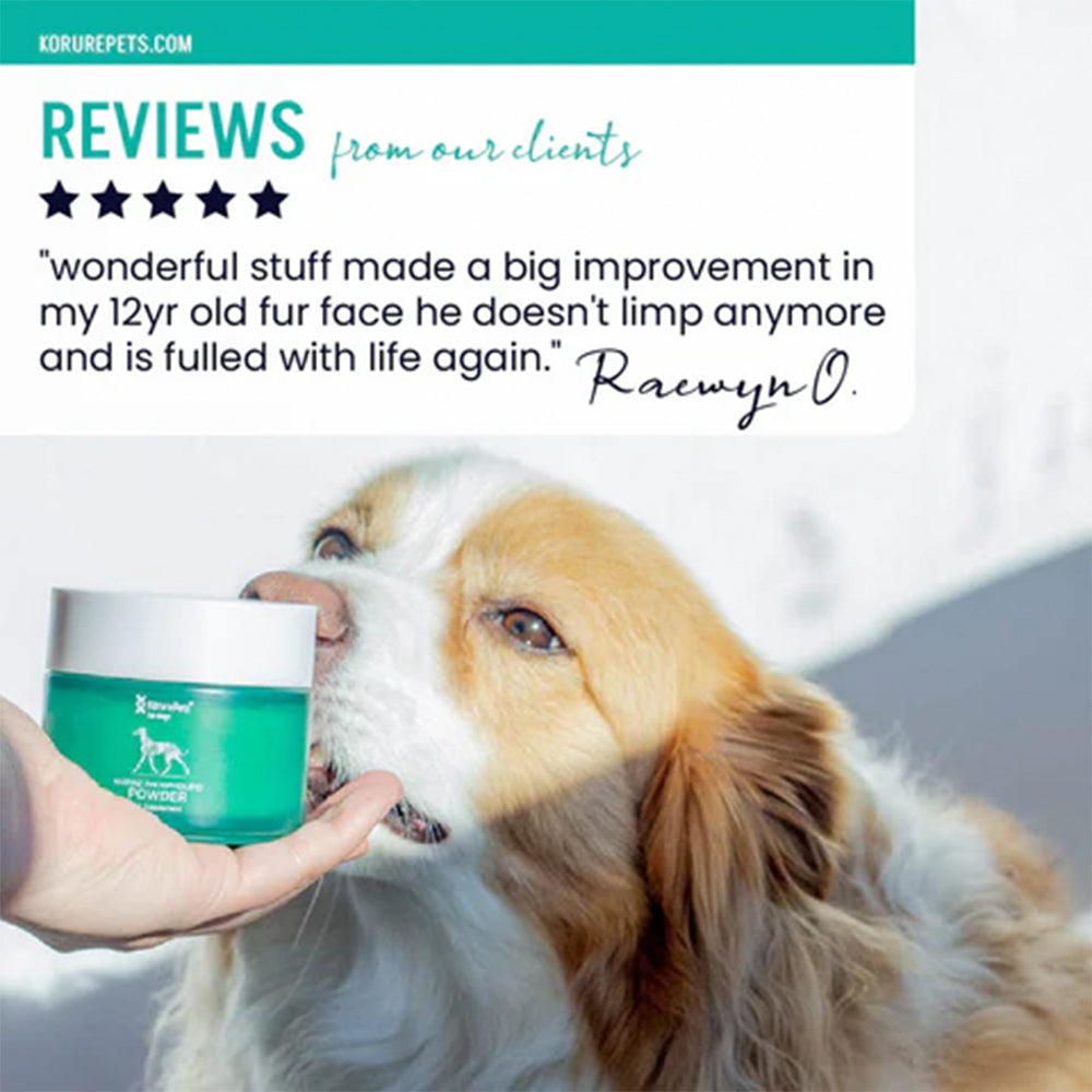 KORURE PETS Marine Phospholipid Powder Joint & Mobility Supplement For Dogs 50g