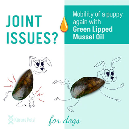 KORURE PETS Marine Phospholipid Oil Joint & Mobility Supplement For Dogs 9ml