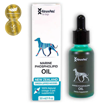 KORURE PETS Marine Phospholipid Oil Joint & Mobility Supplement For Dogs 9ml