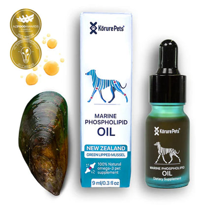 KORURE PETS Marine Phospholipid Oil Joint & Mobility Supplement For Dogs 9ml