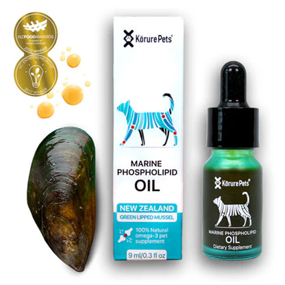 KORURE PETS Marine Phospholipid Oil Joint & Mobility Supplement For Cats 9ml