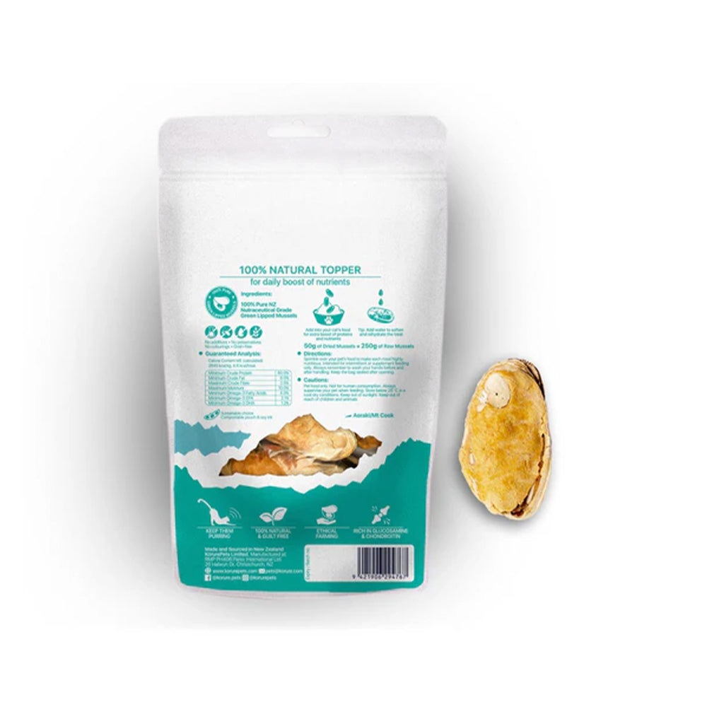 KORURE PETS NZ Omega-3 Mussel Cat Food Topper 50g