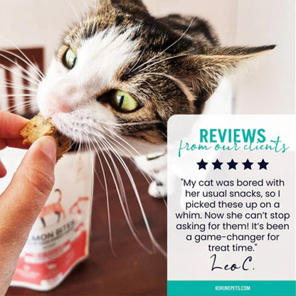 KORURE PETS NZ King Salmon Bites Cat Food Topper 50g
