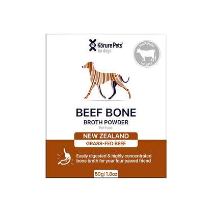 KORURE PETS Beef Bone Broth Powder For Dogs 50g