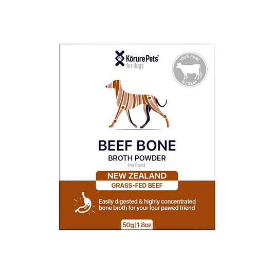 KORURE PETS Beef Bone Broth Powder For Dogs 50g
