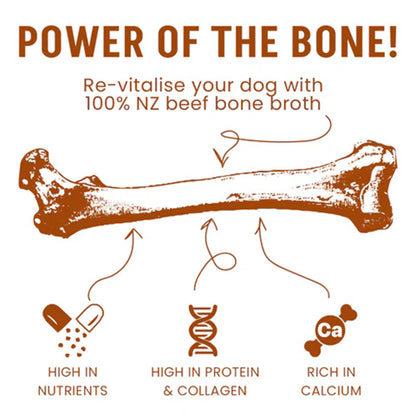 KORURE PETS Beef Bone Broth Powder For Dogs 50g