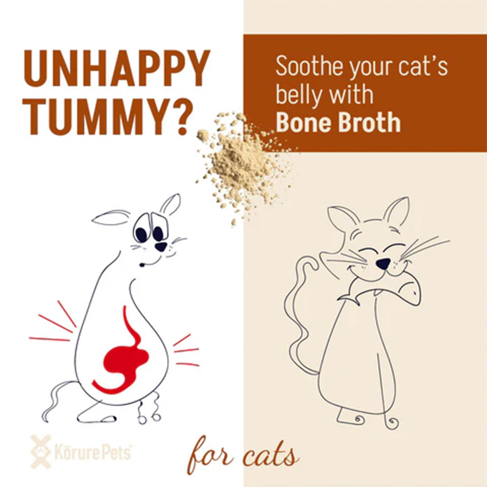 KORURE PETS Beef Bone Broth Powder For Cats 50g