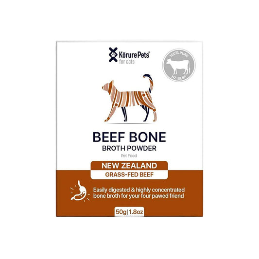 KORURE PETS Beef Bone Broth Powder For Cats 50g