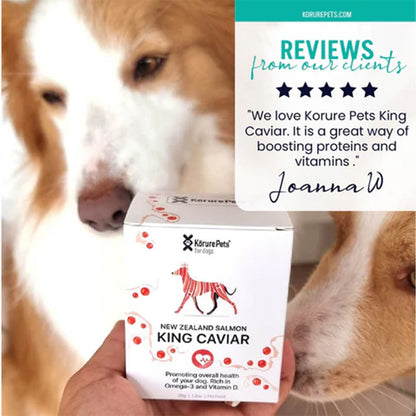 KORURE PETS NZ King Salmon Caviar Cardiovascular Health For Dogs 30g