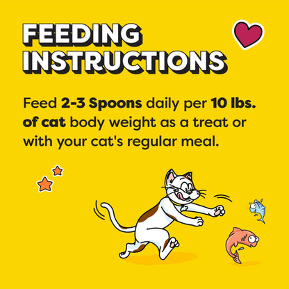 TEMPTATIONS Creamy Spoons Savory Salmon & Tempting Tuna Cat Treats 10g x 4