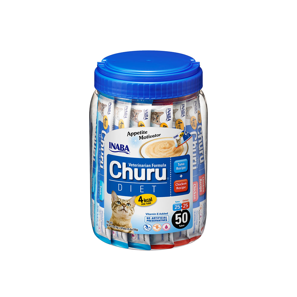 INABA Churu Diet Tuna Recipe & Chicken Recipe 700 g (14g x 50) UVC-211