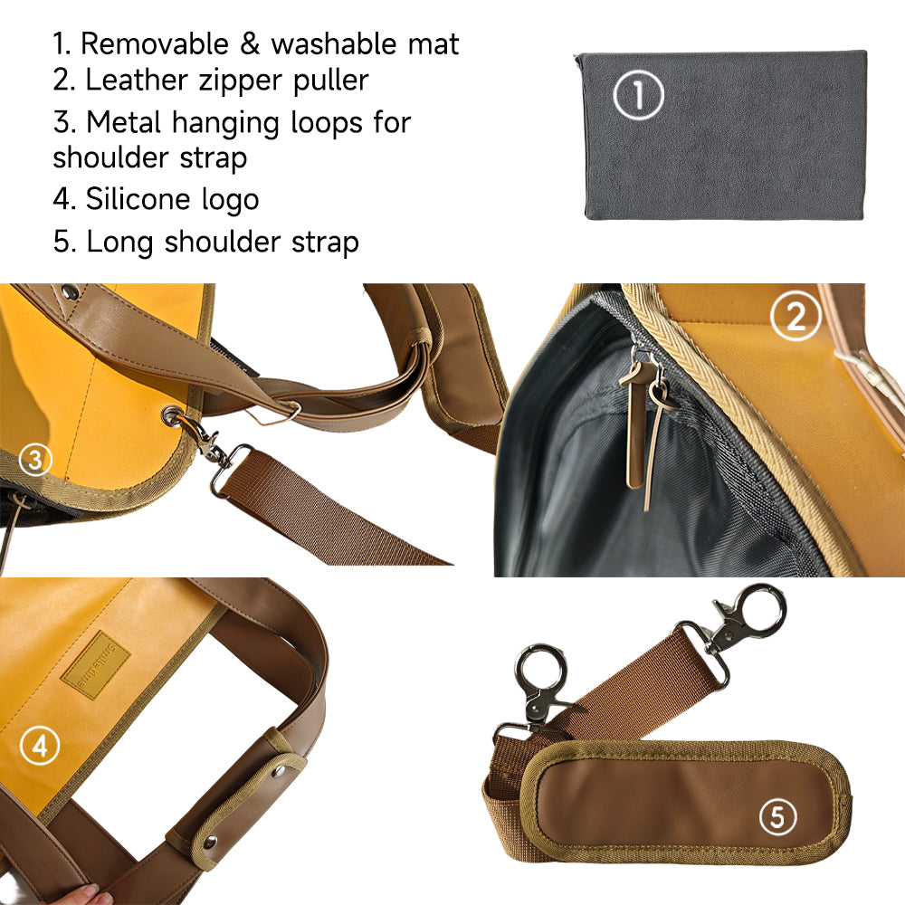 SMILE TIME Amber Vista Panorama Pet Carrier 48x25.5x32.5cm