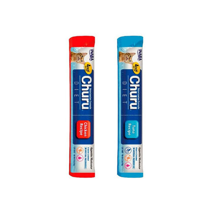 INABA Churu Diet Tuna Recipe & Chicken Recipe 700 g (14g x 50) UVC-211