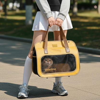 SMILE TIME Amber Vista Panorama Pet Carrier 48x25.5x32.5cm