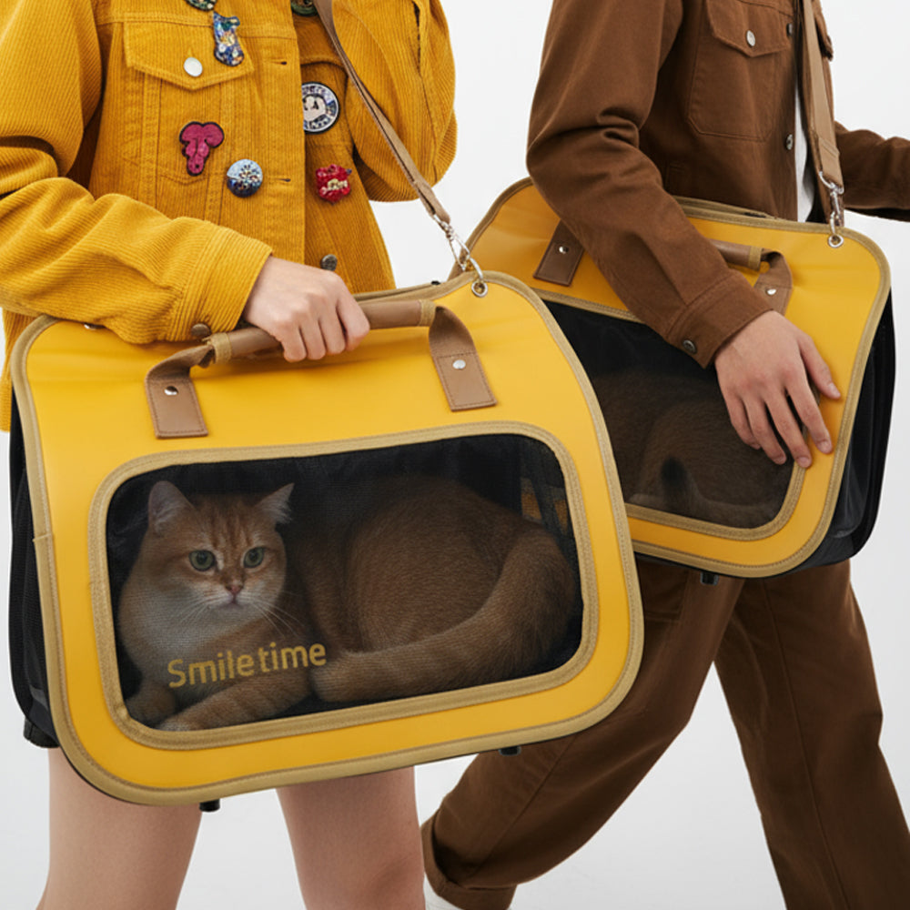 SMILE TIME Amber Vista Panorama Pet Carrier 48x25.5x32.5cm