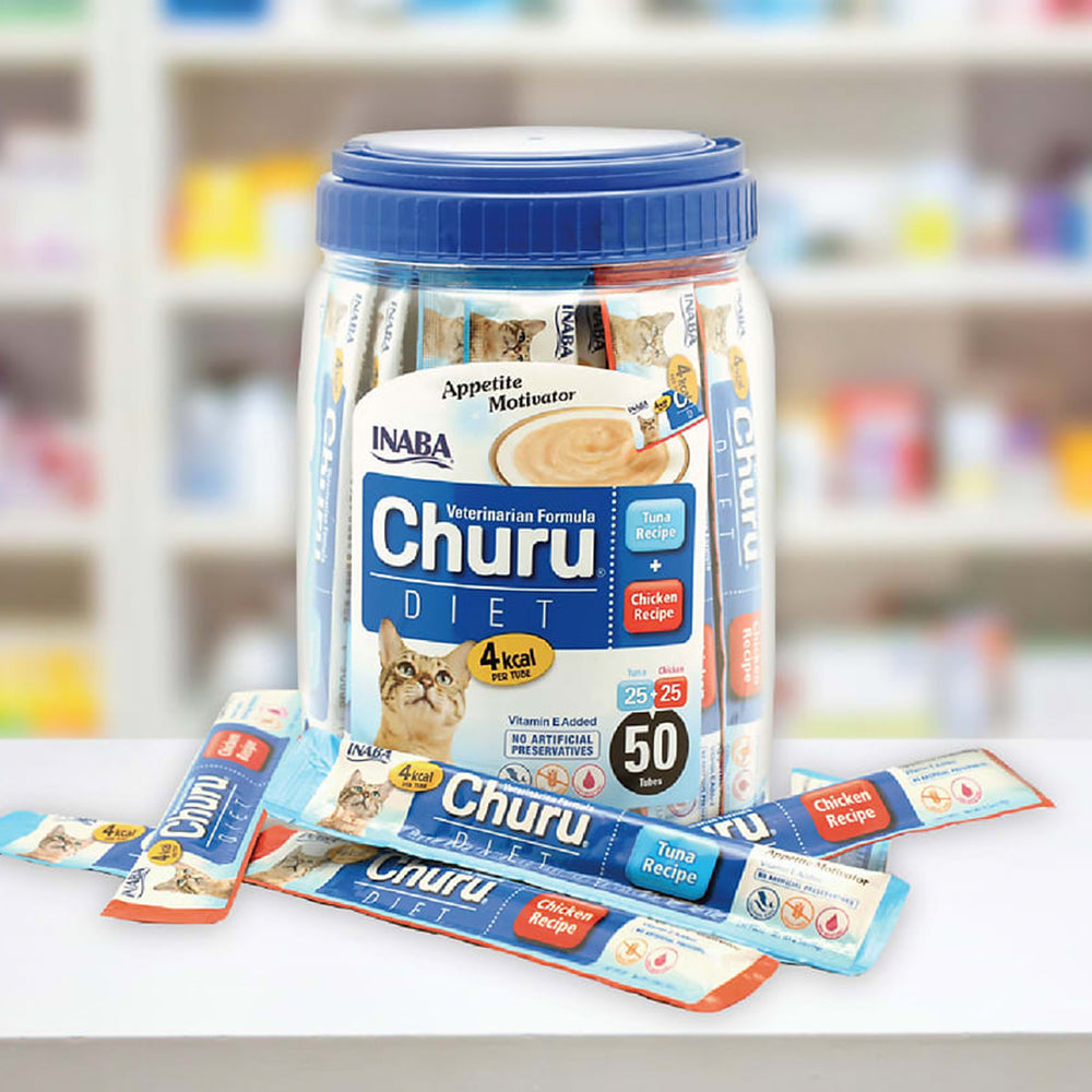INABA Churu Diet Tuna Recipe & Chicken Recipe 700 g (14g x 50) UVC-211