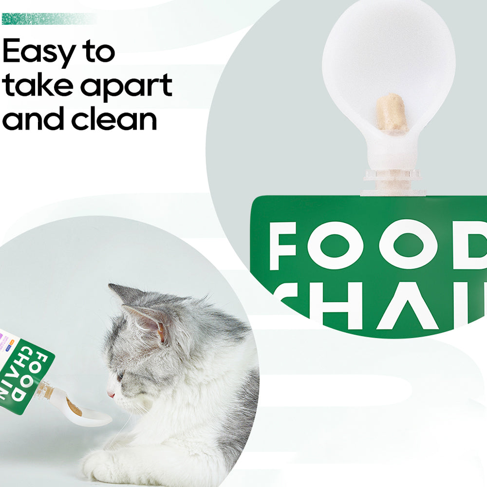 FOOD CHAIN Wet Cat Food Interactive Licking Spoon 1pc โ Petso Biology Diagrams