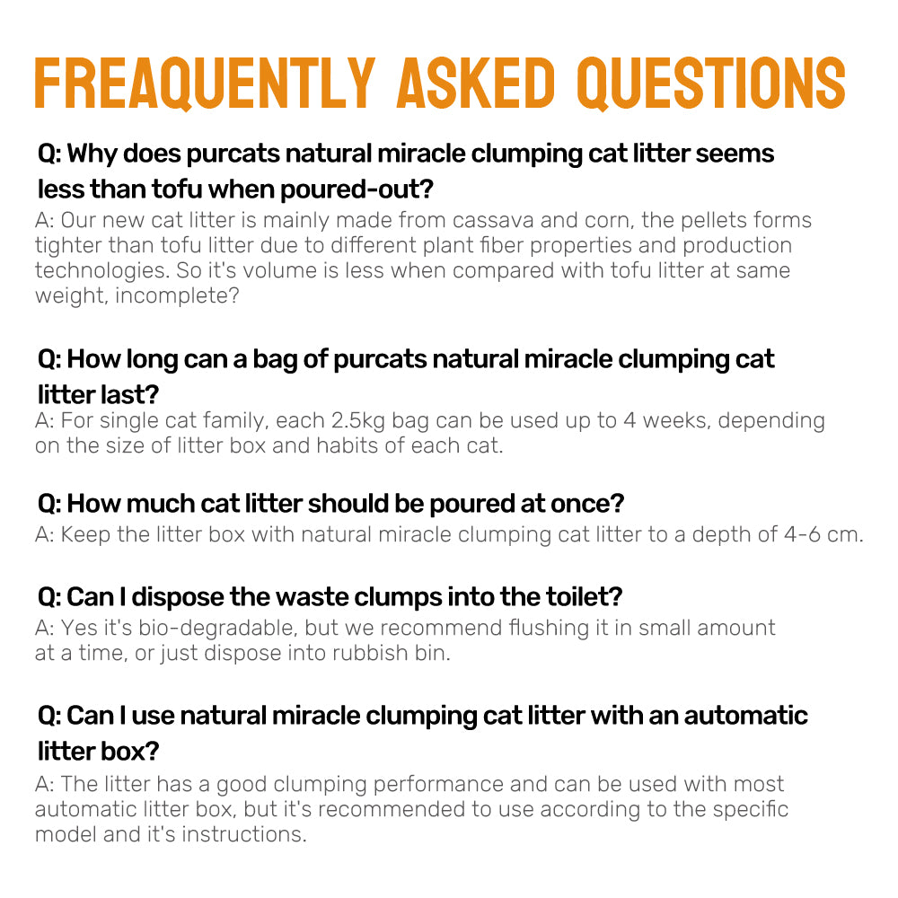 CATURE Natural Miracle Cassava Cat Litter - Earl Grey Scent 2.5Kg