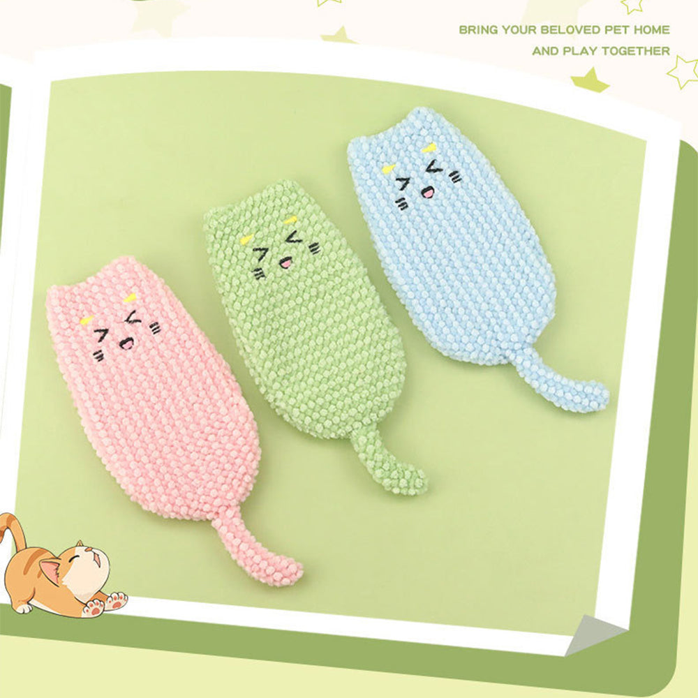 Cat Toy Plush Crinkle Sound Interactive Chew Toy