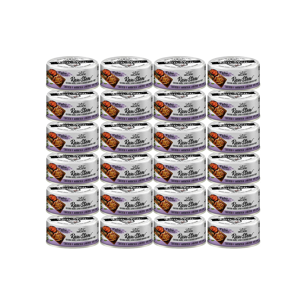 ABSOLUTE HOLISTIC Raw Stew Chicken & Lobster Wet Canned Cat & Dog Food