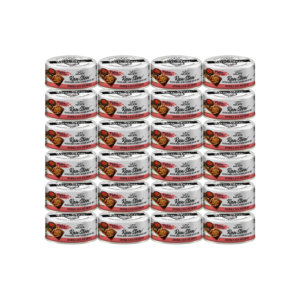 ABSOLUTE HOLISTIC Raw Stew Chicken & Fish Roe Wet Canned Cat & Dog Food