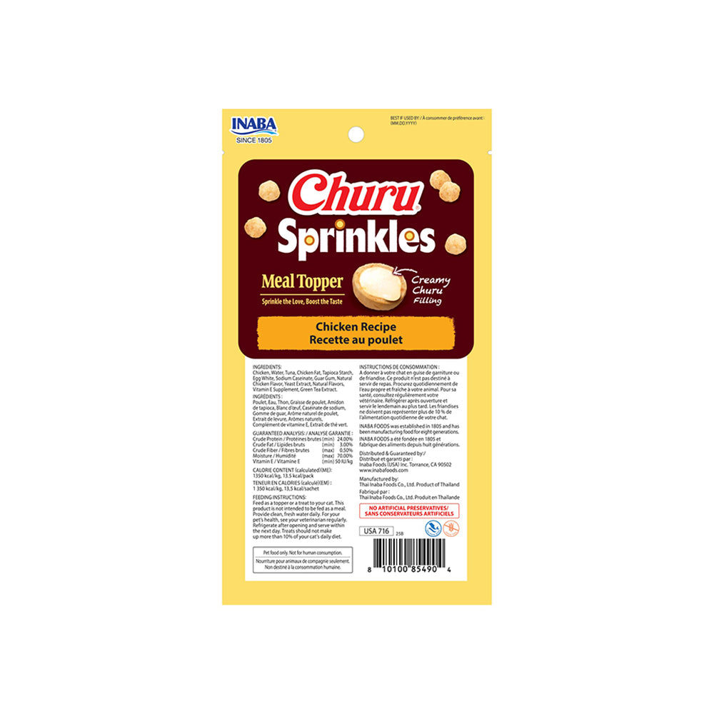 INABA Cat Churu Sprinkles Chicken 3Pcs (10g x 3) – product image 4