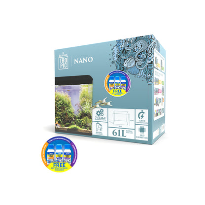 BIOSCAPE Nano Aquarium Unit Black 61ltr 58 x 29 x 49cm — product image 1