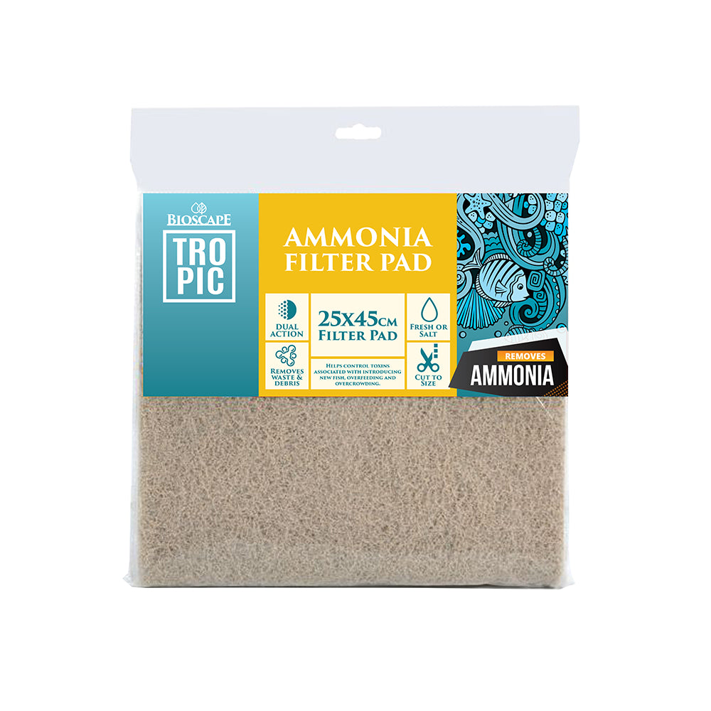 BIOSCAPE Ammonia Removal Aquarium Filter Pad 25 x 45cm — product image 1