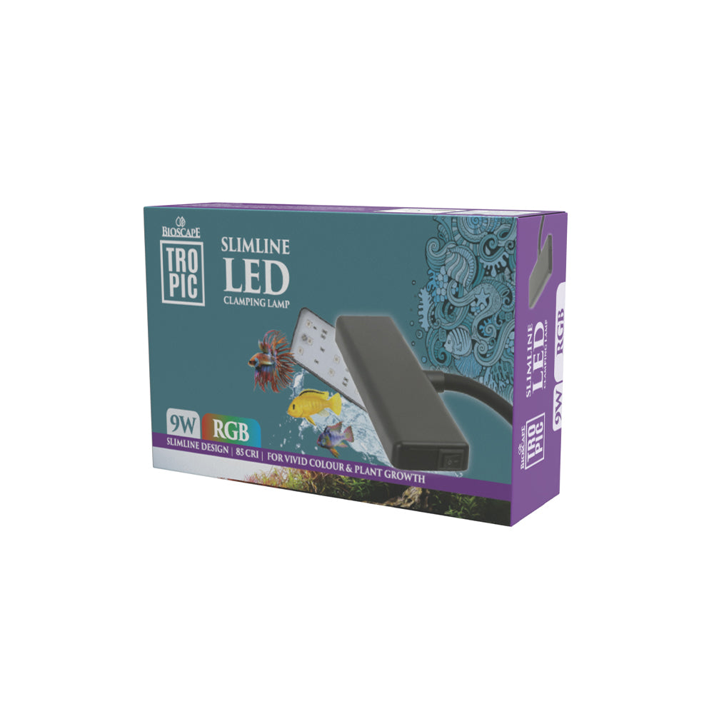 BIOSCAPE Super Slim LED Aquarium Clip-On Light 9W/14W — product image 1