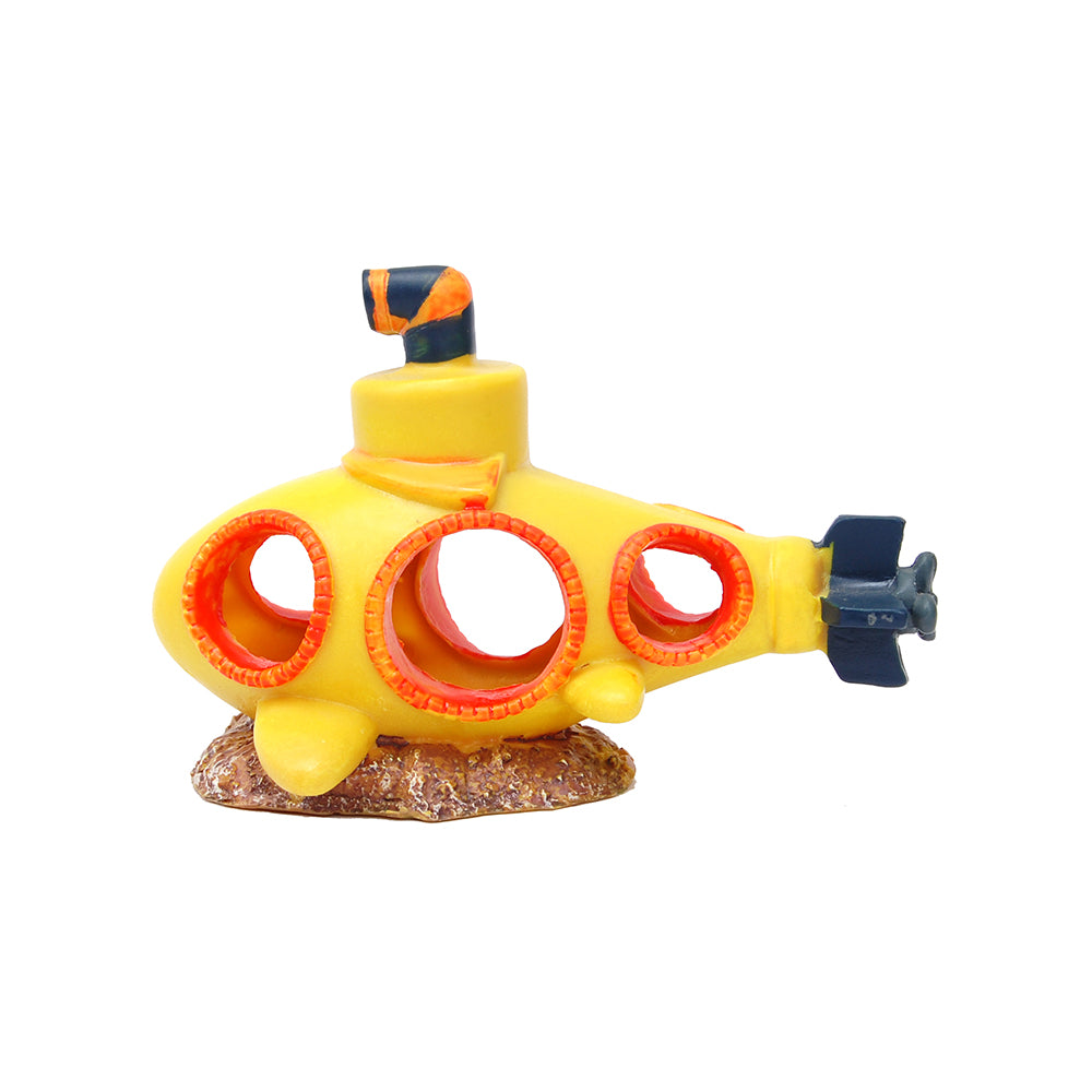 BIOSCAPE Fantasy Yellow Submarine Aquarium Ornament 15 x 11cm — product image 1