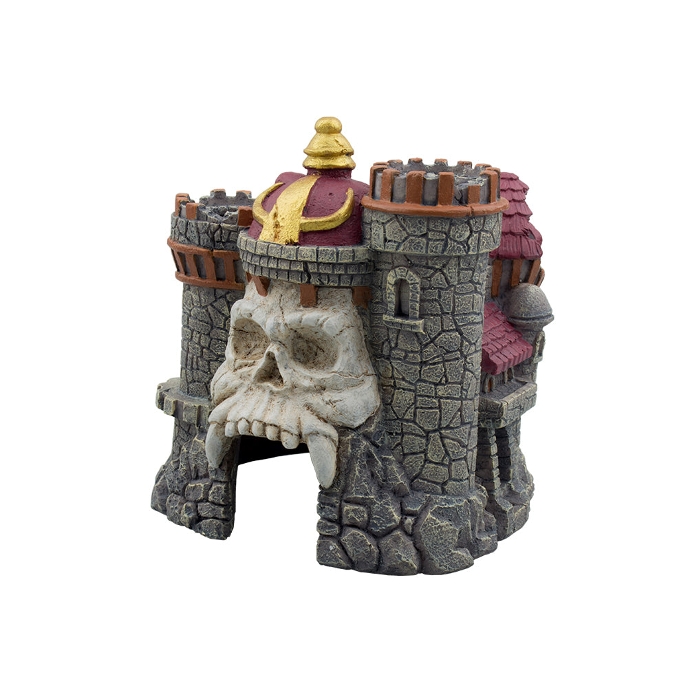 BIOSCAPE Skull Castle Aquarium Ornament 15.5 x 14.5 x 15.5cm — product image 1