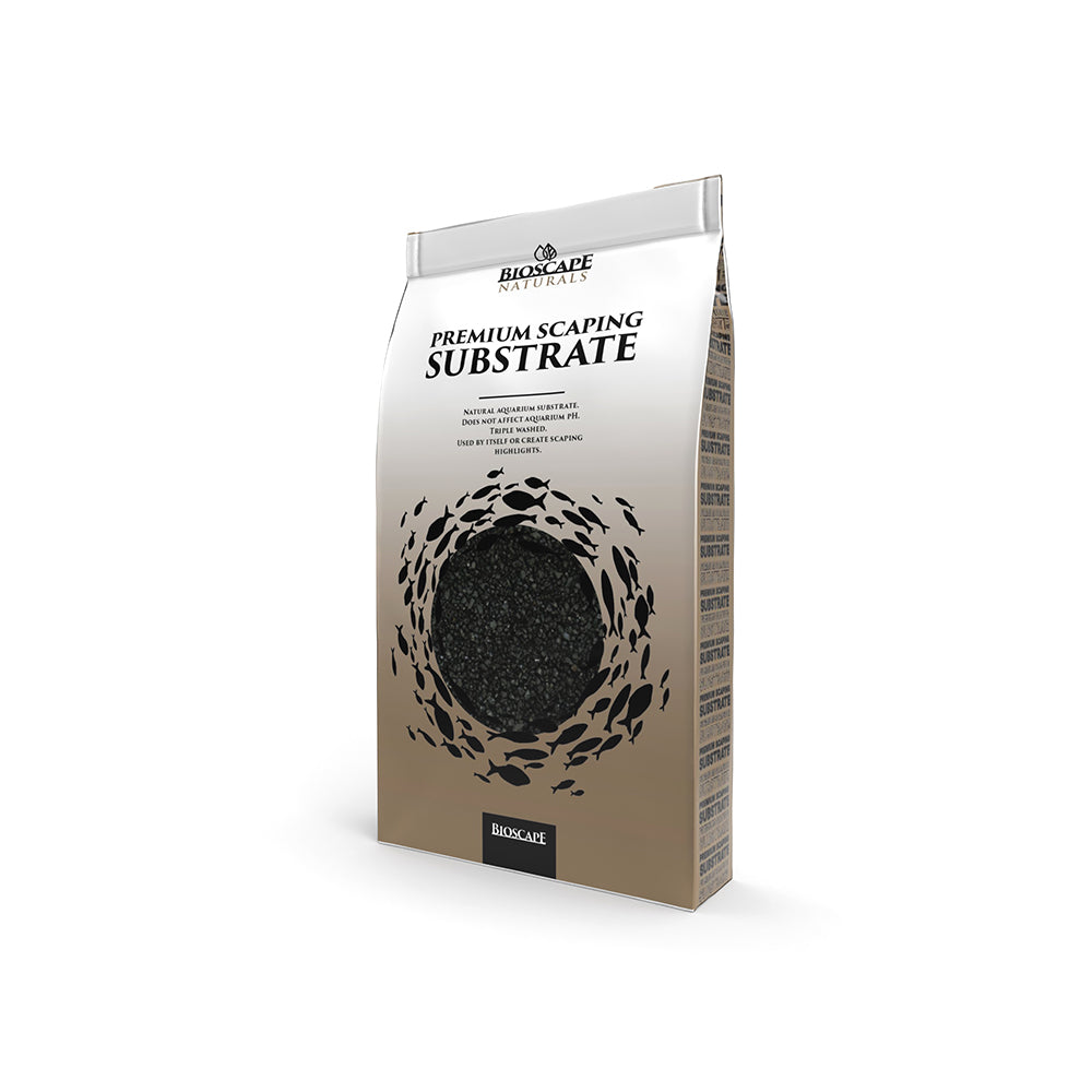 BIOSCAPE Ebony Black Coarse Aquarium Gravel 2–4mm 7kg — product image 1