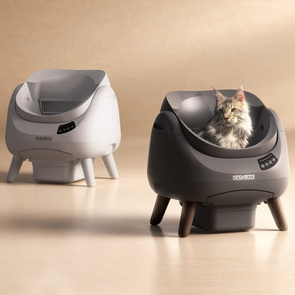【2‑Year Warranty】CATLINK Self-Clean Smart Cat Litter Box - Scooper Open-X Grey