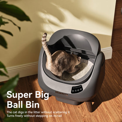 【2‑Year Warranty】CATLINK Self-Clean Smart Cat Litter Box - Scooper Open-X Grey