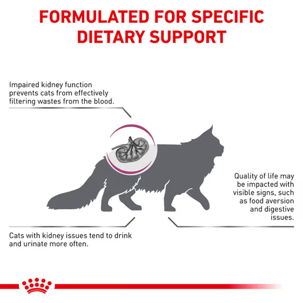 Royal Canin Veterinary Renal Adult Dry Cat Food 2KG — product information image