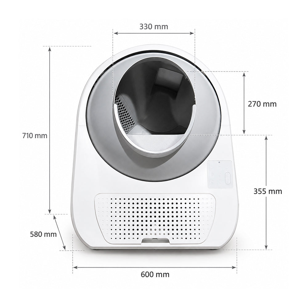 CATLINK Scooper Standard Pro X Smart Self-Cleaning White Cat Litter Box