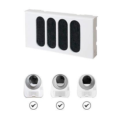 CATLINK Active Carbon Filter Box For PROX SCOOPER Self-Clean Smart Cat Litter Box 1Pc