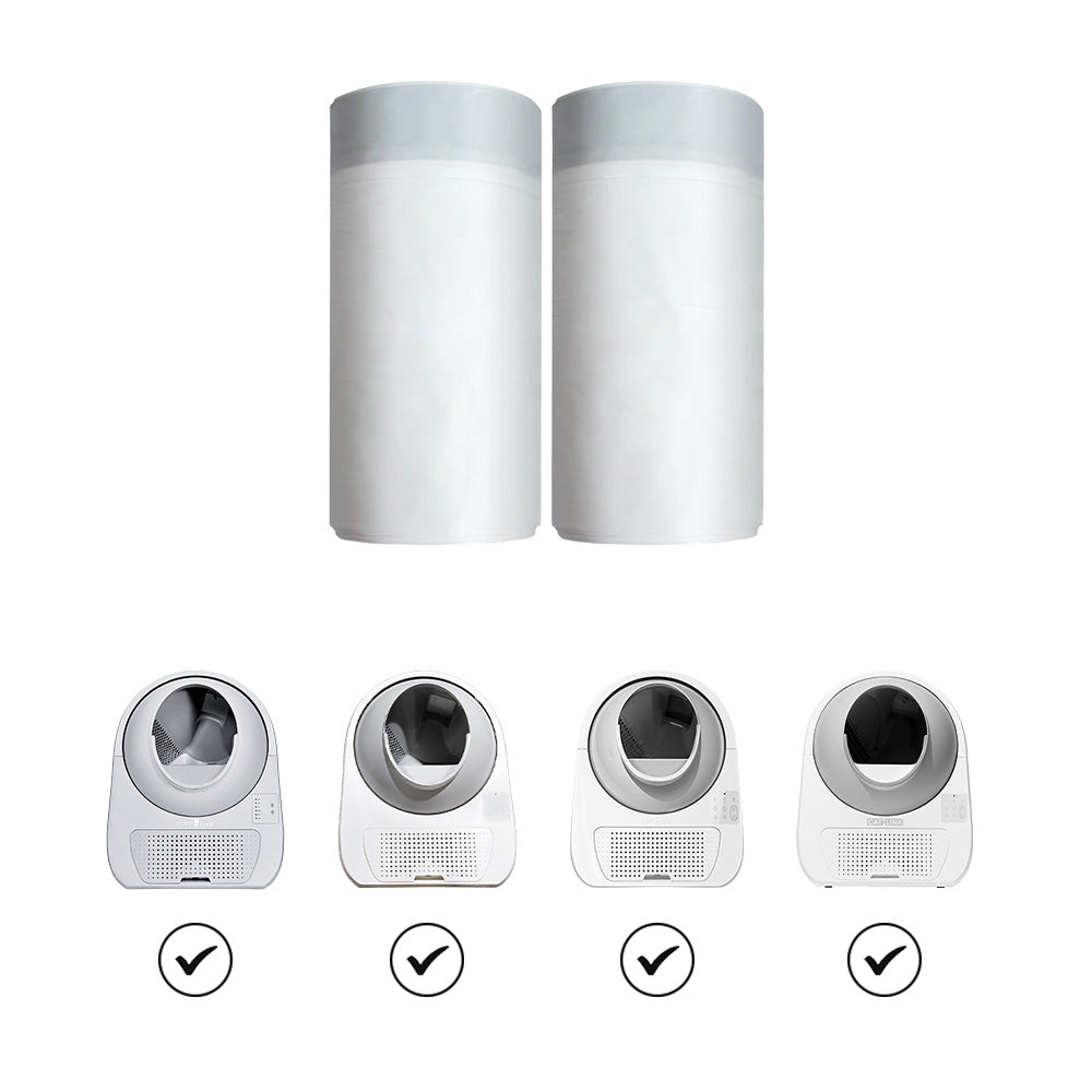 CATLINK Waste Bags for SCOOPER Self-Clean Smart Cat Litter Box 2 rolls（40 bags）