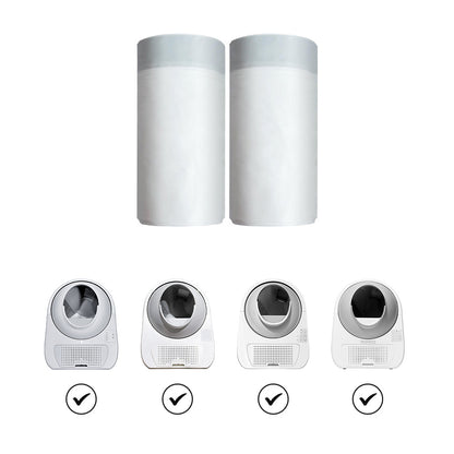 CATLINK Waste Bags for SCOOPER Self-Clean Smart Cat Litter Box 2 rolls（40 bags）