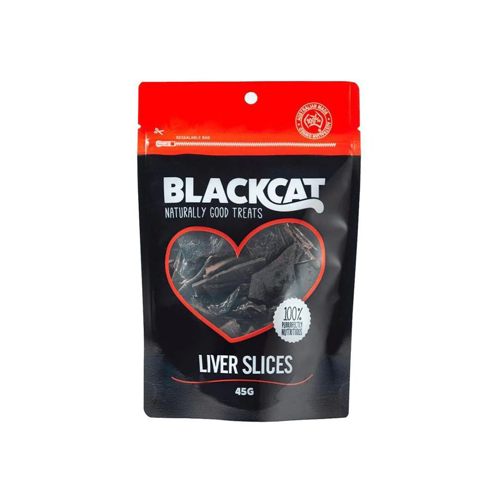 BLACKCAT Liver Slices Dry Cat Treats 45g