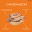 PAWCKET Freeze-Dried Raw Chicken Neck Pet Treats 80g