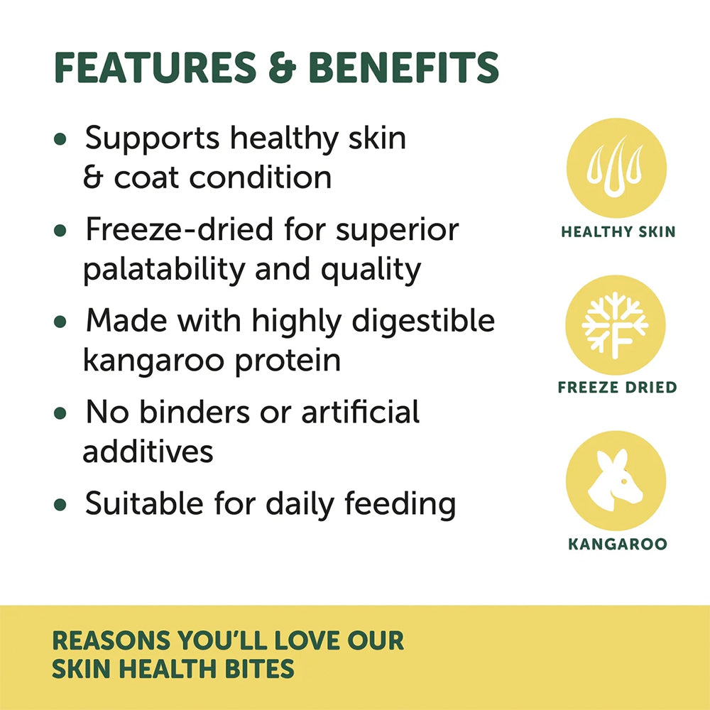 NATURAL ANIMAL SOLUTIONS Freeze Formed Skin Health Bites For Dogs & Cats – Product information image 5