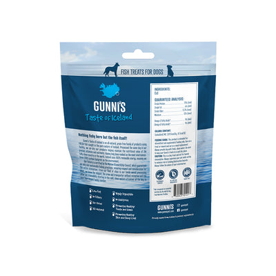 GUNNI'S Cod Skin Chips Dog Treats 255g
