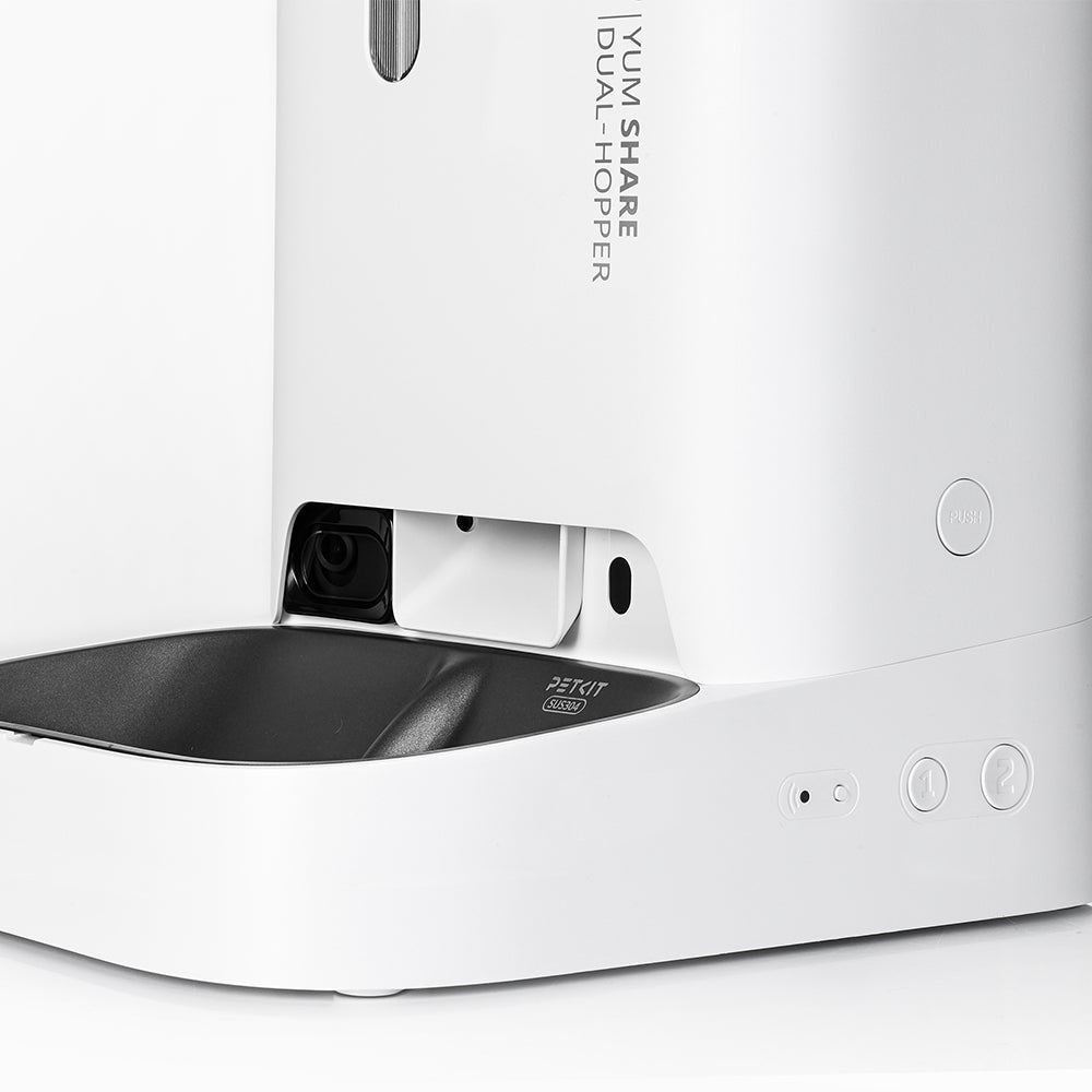 かるぴすページ PETKIT YUMSHARE DUAL-HOPPER YumShare 5L Camera Pet Feeder, Smart Dual-hopper Cat Food