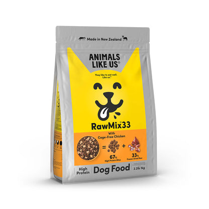 ANIMALS LIKE US Raw Mix 33 Cage Free Chicken Freeze Dried Dog Food 2kg