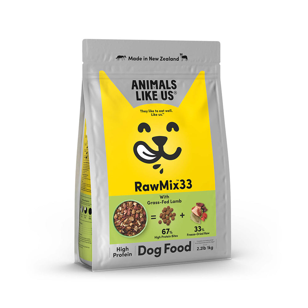ANIMALS LIKE US Raw Mix 33 Grass Fed Lamb Freeze Dried Dog Food 2kg